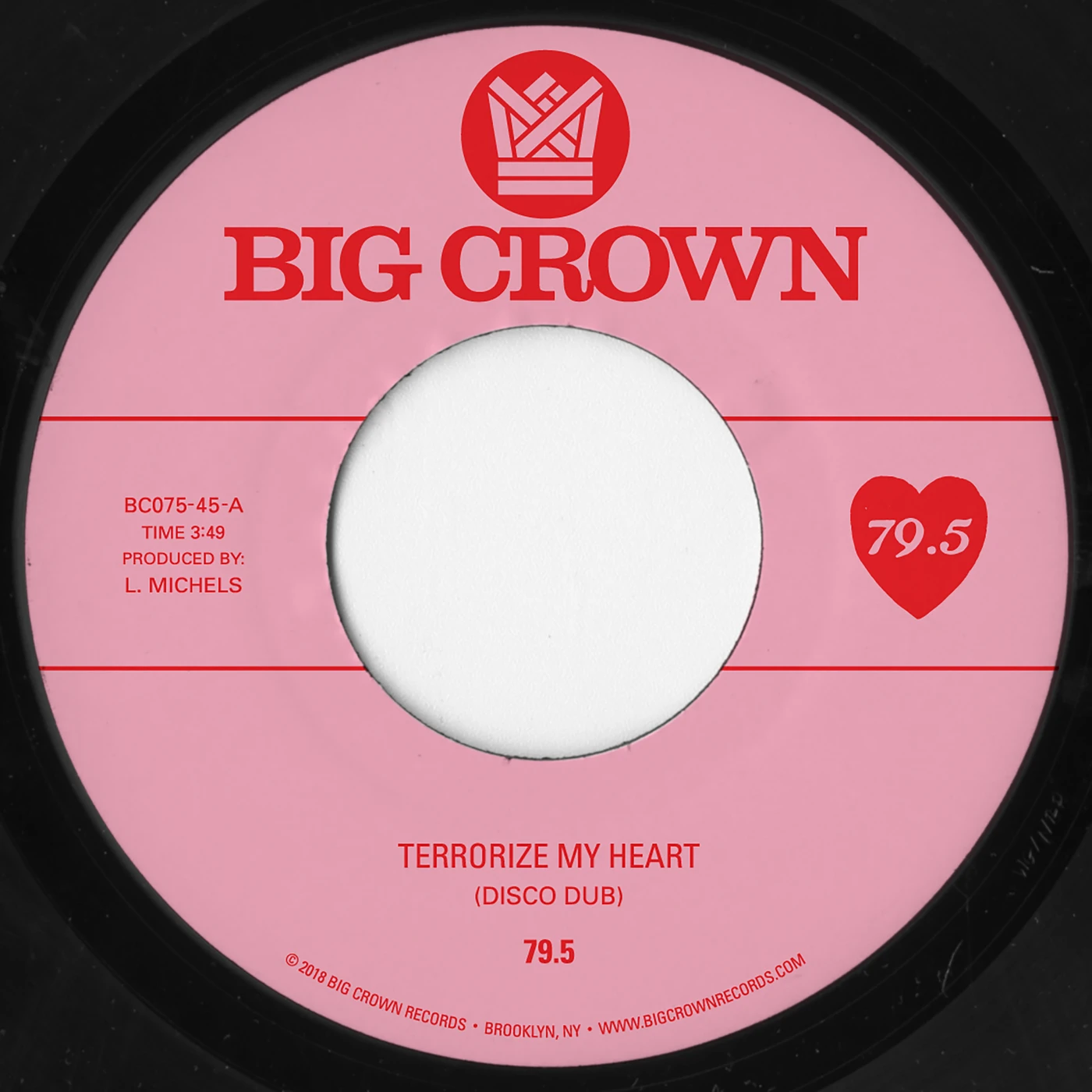 79.5 TERRORIZE MY HEART Vinyl Record