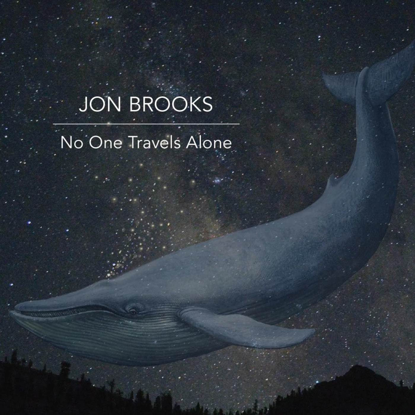 Jon Brooks NO ONE TRAVELS ALONE Vinyl Record