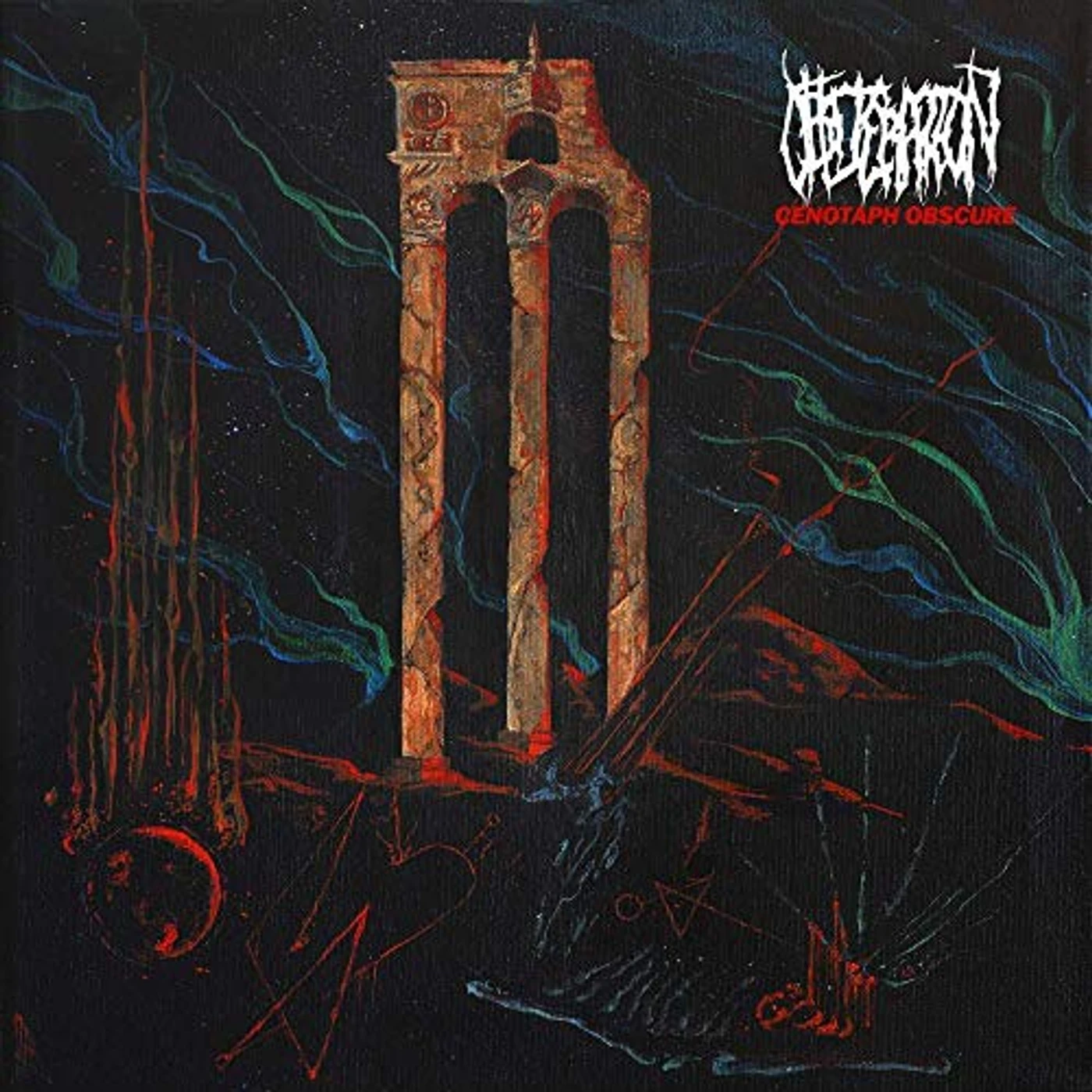 Obliteration CENOTAPH OBSCURE (RED VINYL) Vinyl Record