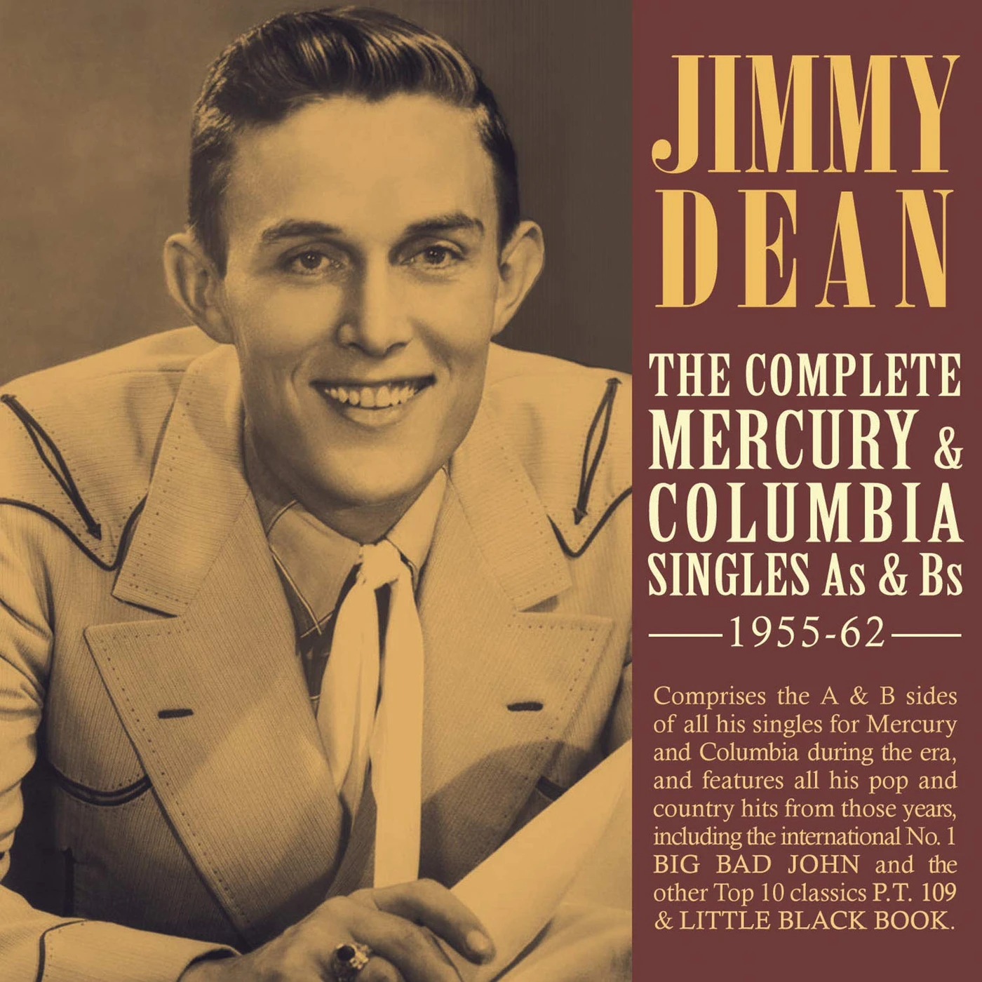 Jimmy Dean COMPLETE MERCURY & COLUMBIA SINGLES AS & BS CD
