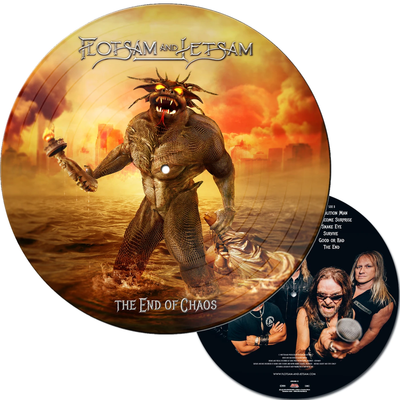 Flotsam & Jetsam The End of Chaos Vinyl Record