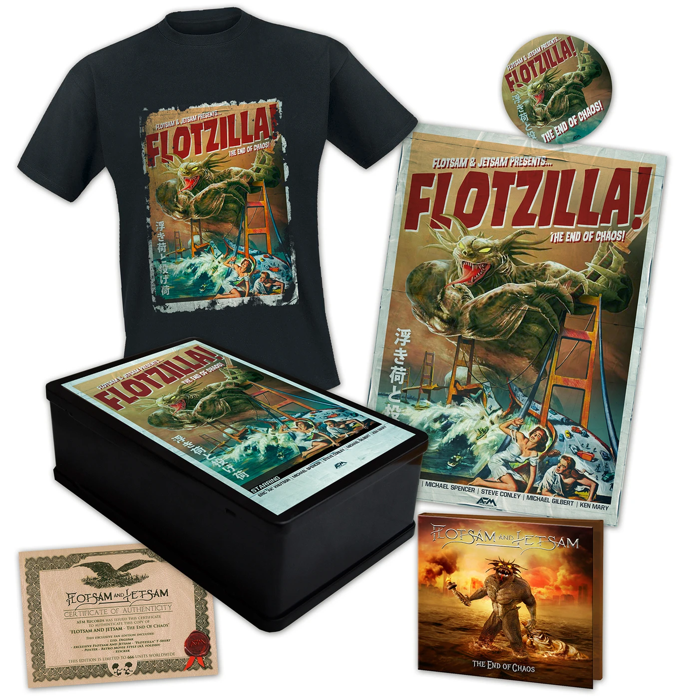 Flotsam & Jetsam THE END OF CHAOS (XL SHIRT) CD
