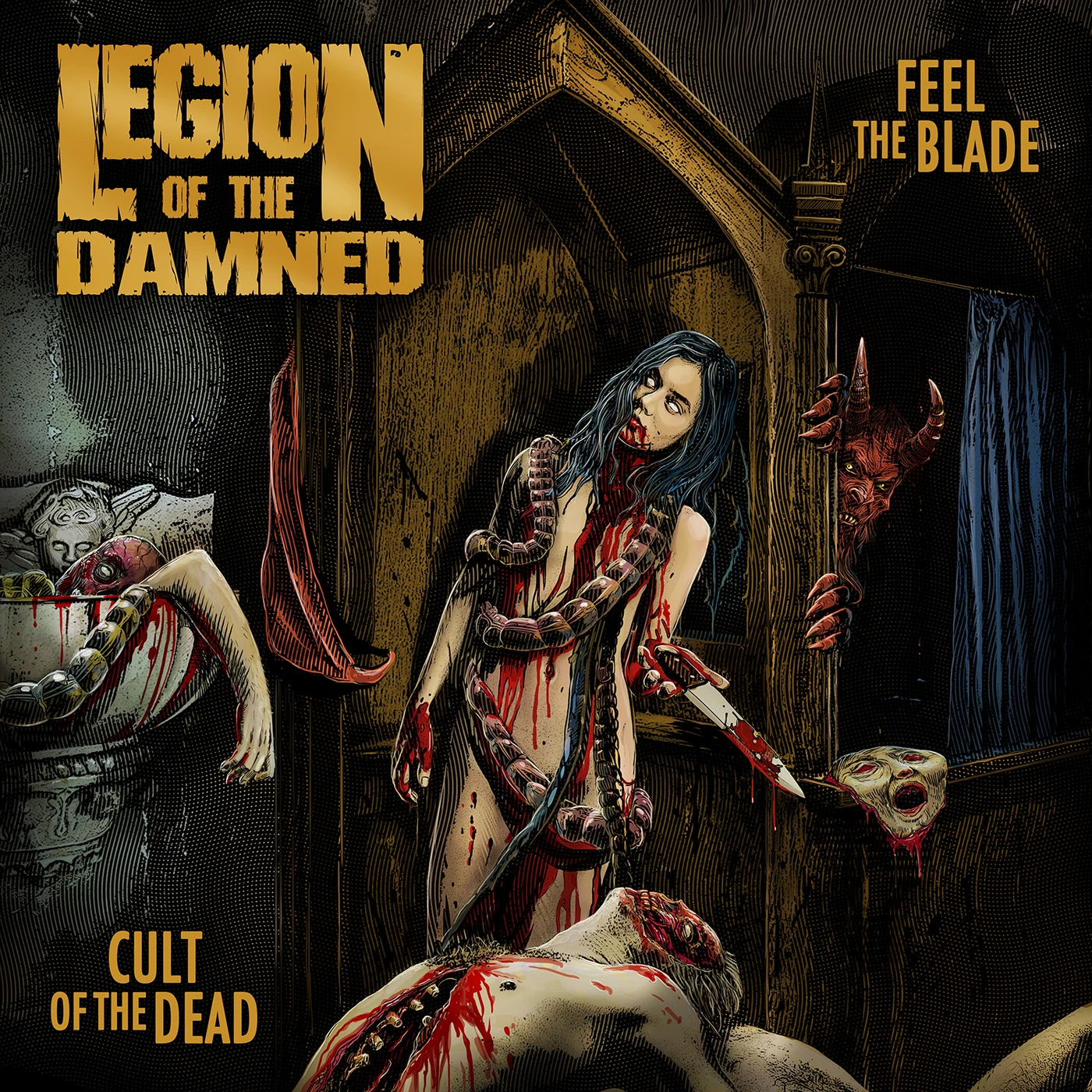 Legion Of The Damned FEEL THE BLADE / CULT OF THE DEAD CD