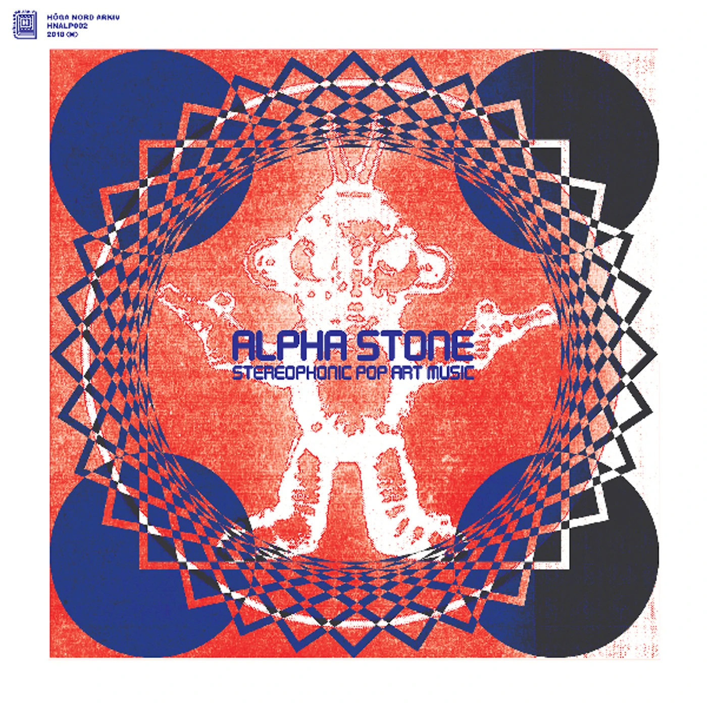 Alpha Stone Stereophonic Pop Art Music Vinyl Record
