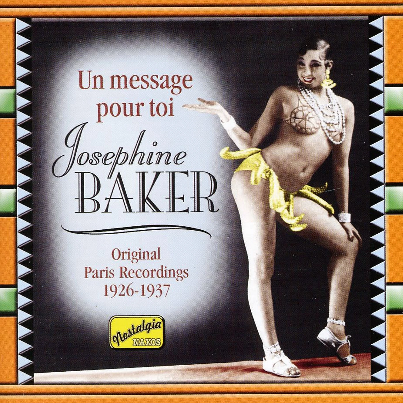 Josephine Baker UN MESSAGE POUR TOI (1926-37) CD