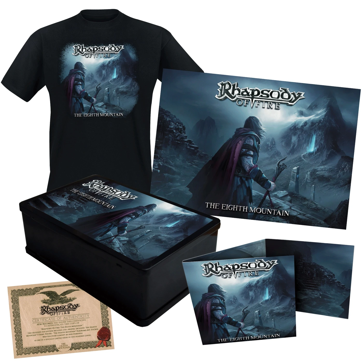 Rhapsody Of Fire THE EIGHTH MOUNTAIN (T-SHIRT L) CD