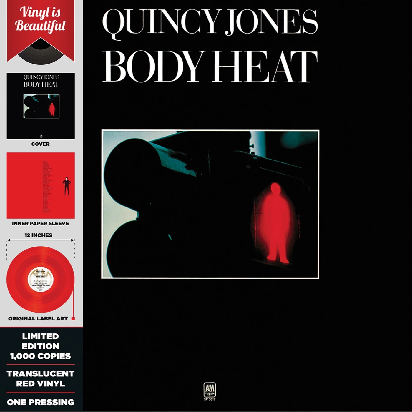 Quincy Jones BODY HEAT (RED TRANSLUCENT VINYL) Vinyl Record