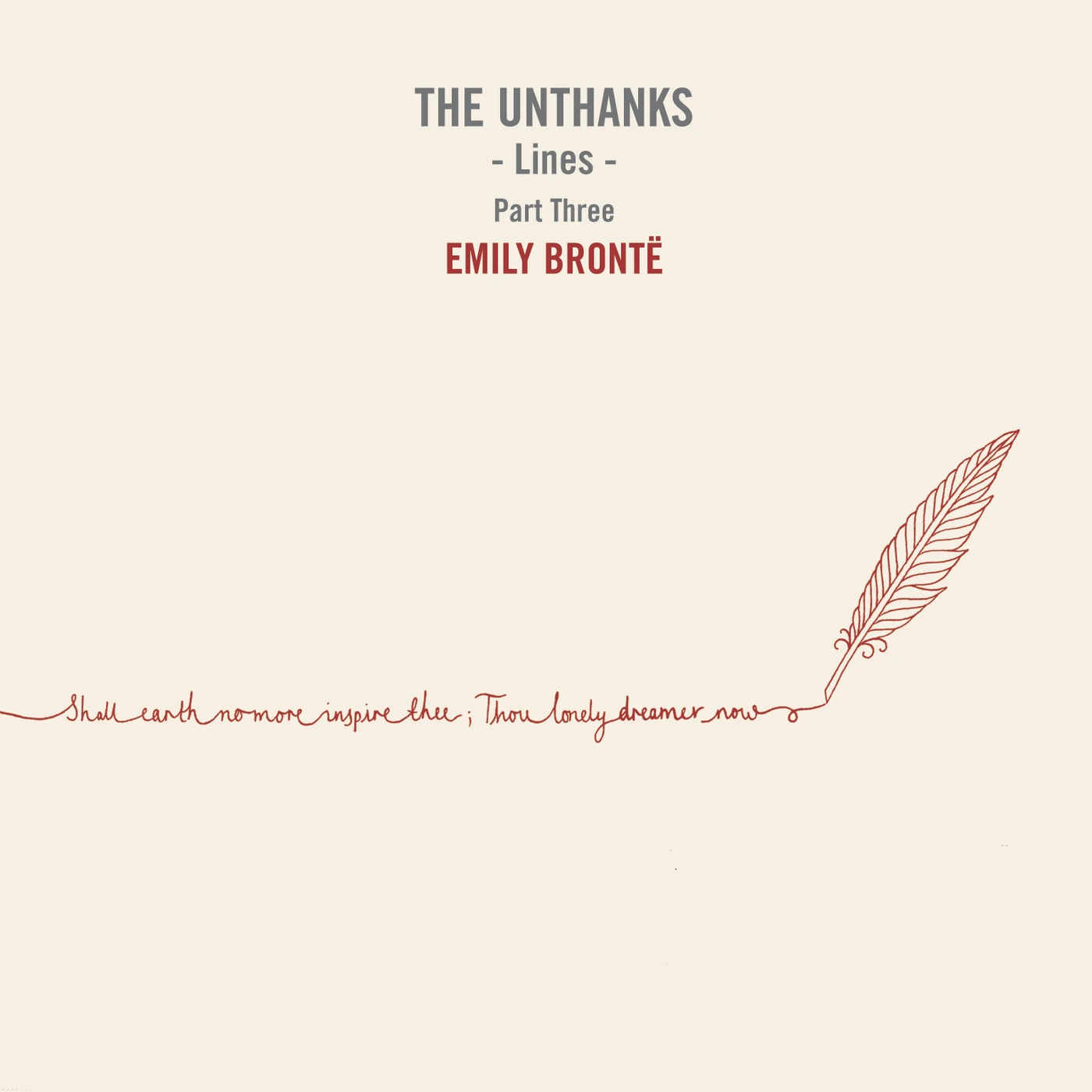 The Unthanks LINES PART THREE: EMILY BRONTE CD