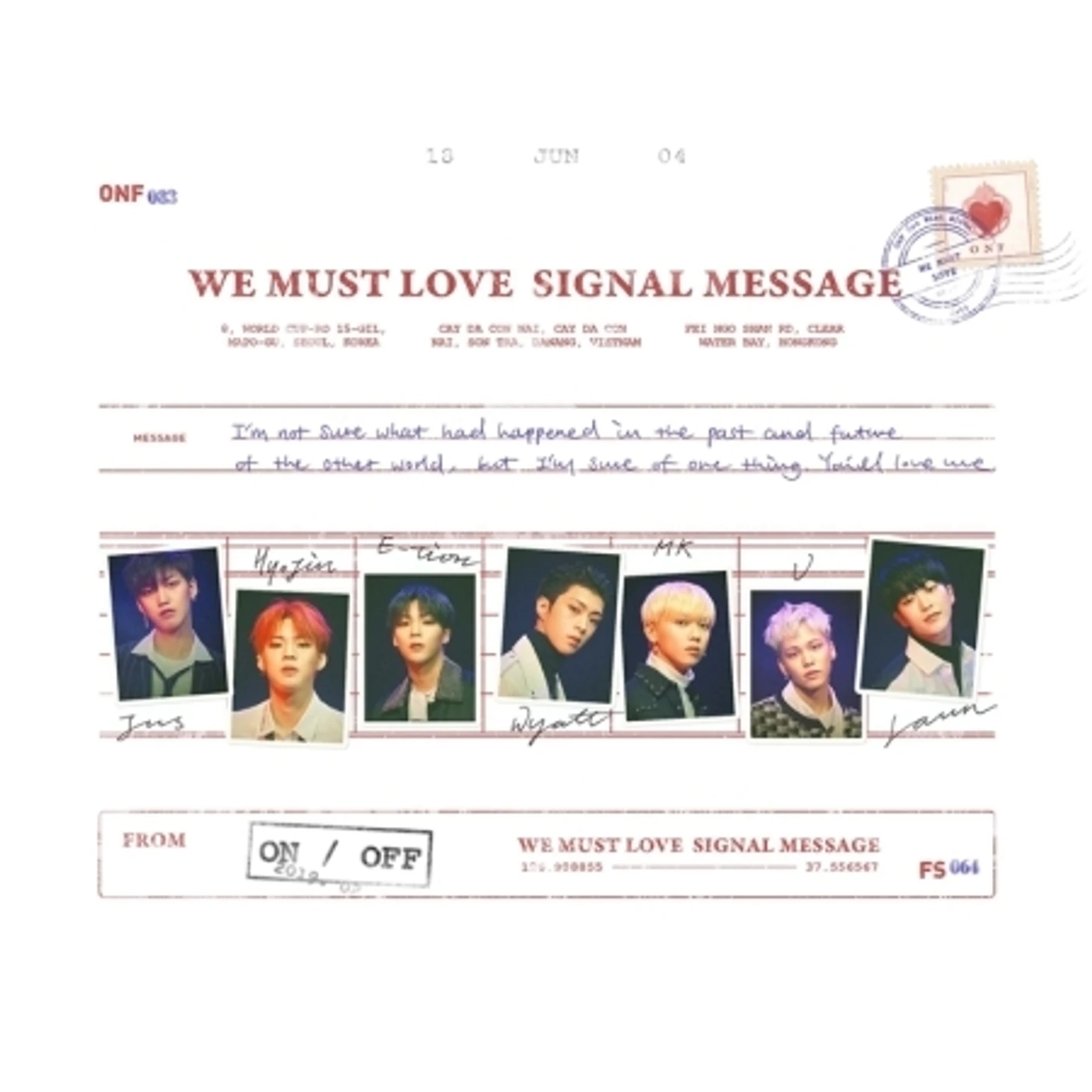 ONF WE MUST LOVE CD