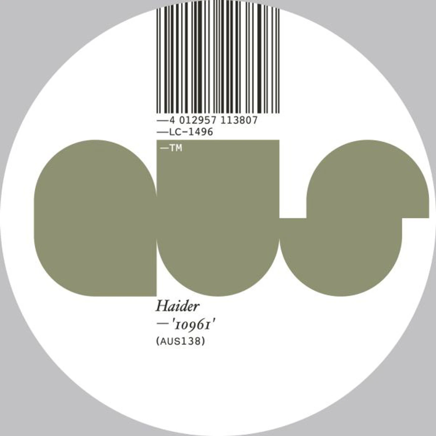 Haider 10961 Vinyl Record