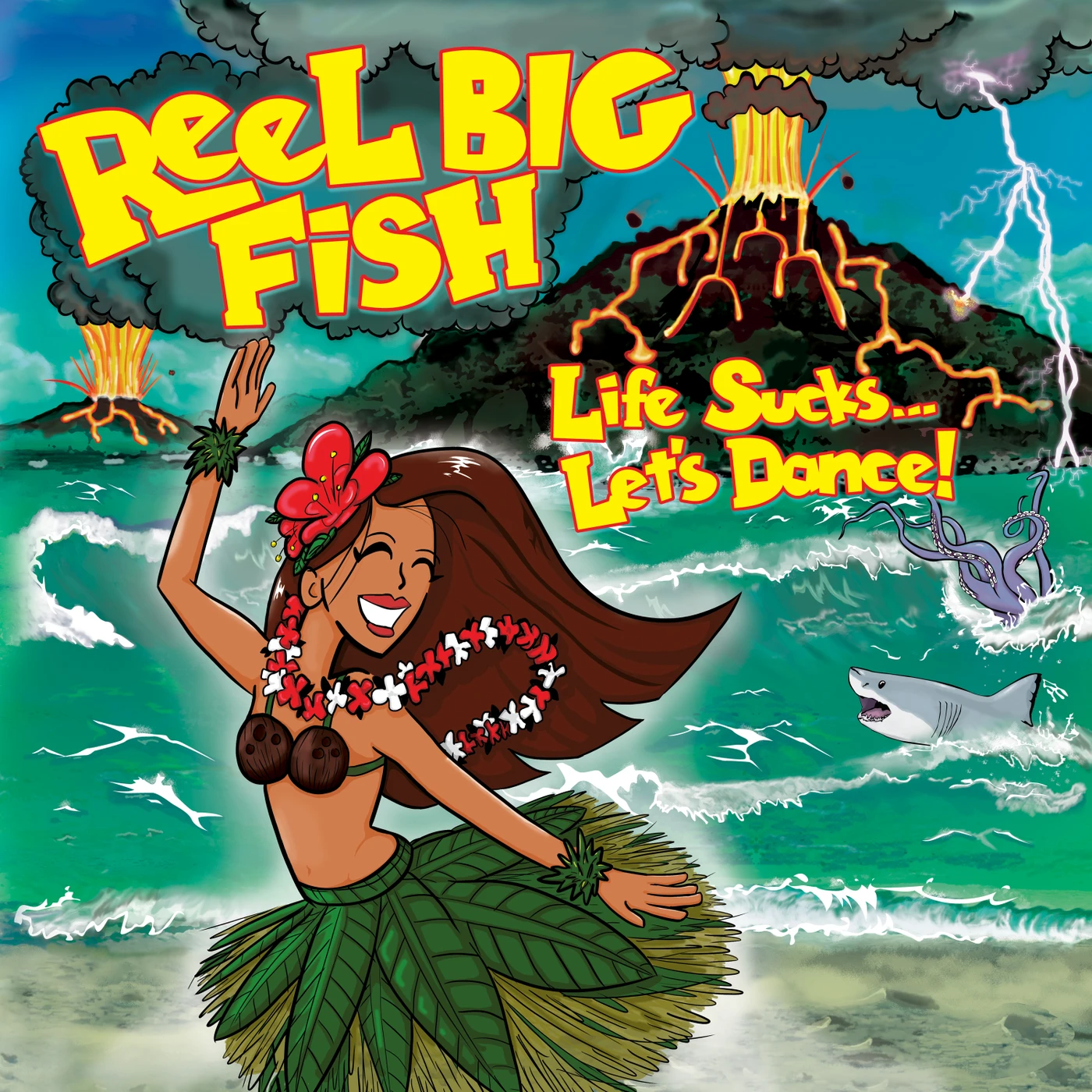 Reel Big Fish LIFE SUCKS... LET'S DANCE Vinyl Record