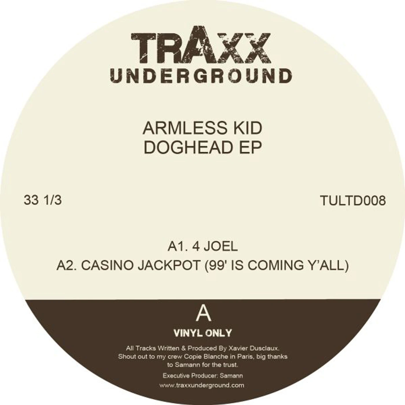 Armless Kid DOGHEAD Vinyl Record