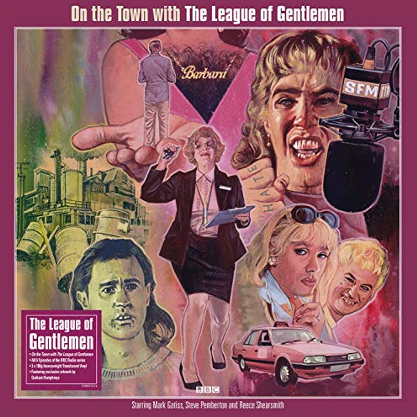 ON THE TOWN WITH THE LEAGUE OF GENTLEMEN Vinyl Record