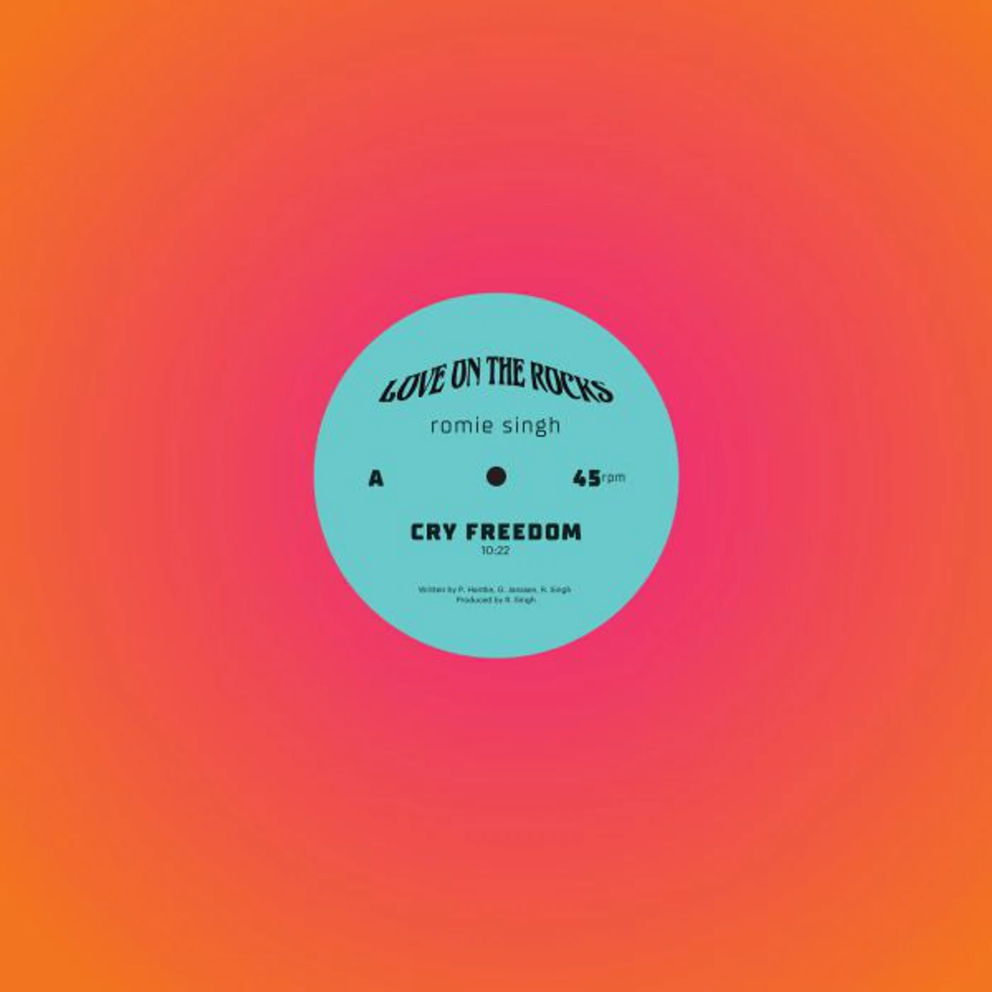 Romie Singh Cry Freedom Vinyl Record