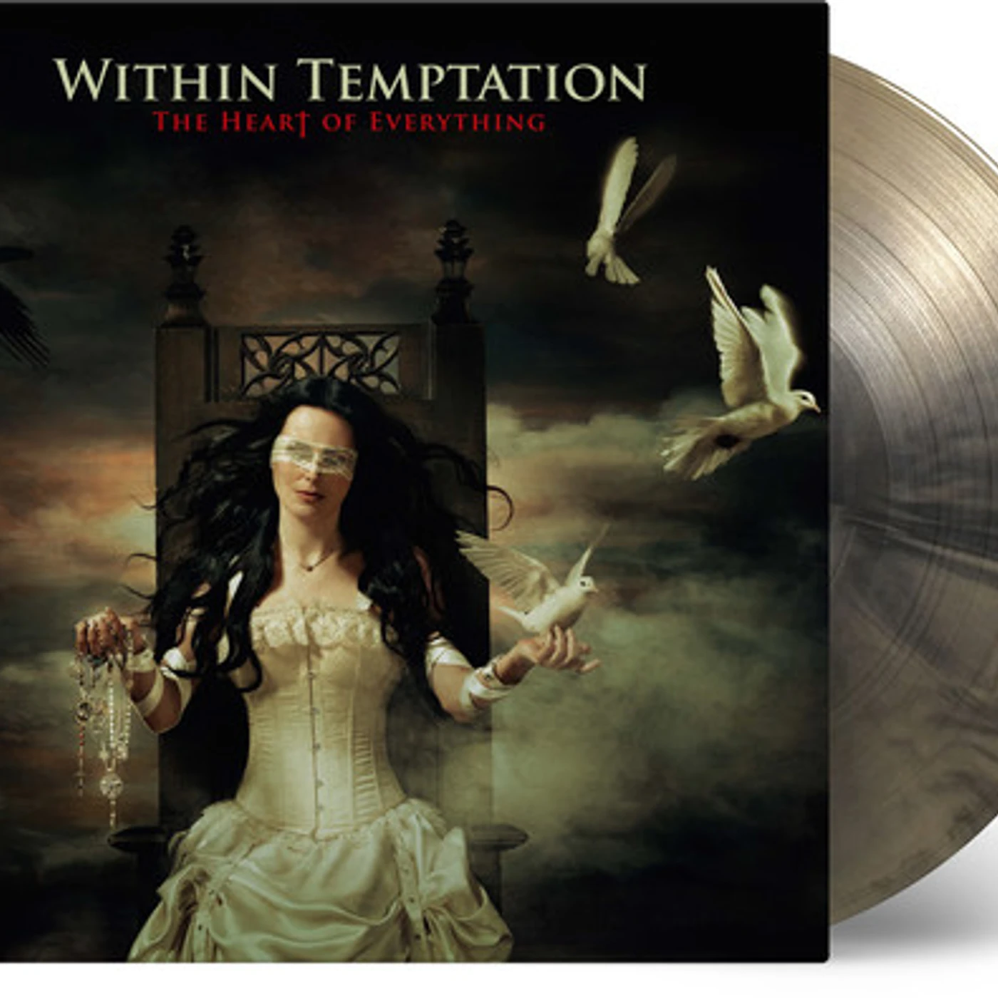 Within Temptation HEART OF EVERYTHING (2LP) (LIMITED GOLD & BLACK SWIRLED 180G) Vinyl Record