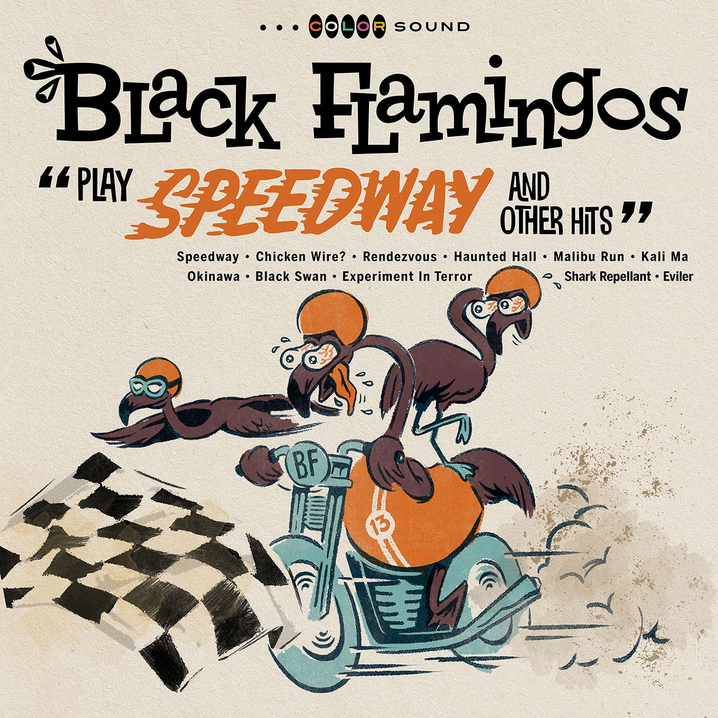 Black Flamingos Play Speedway and Other Hits Vinyl Record