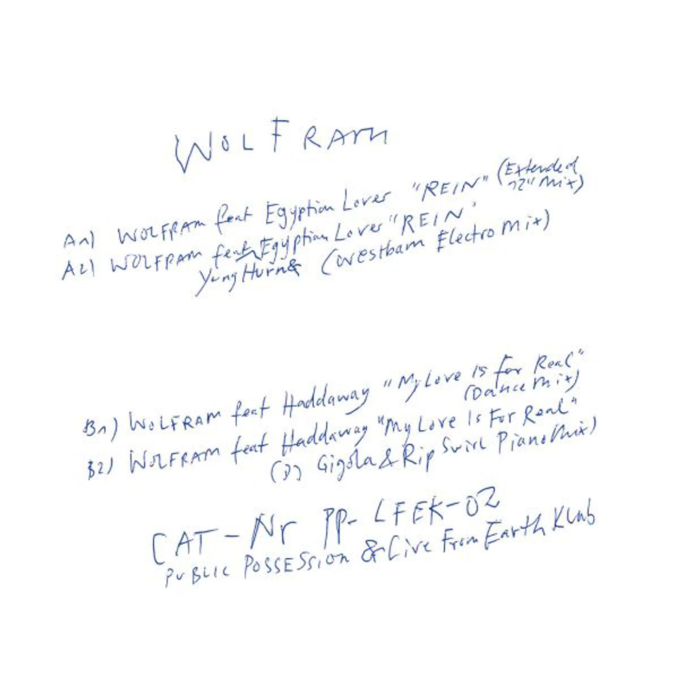 Wolfram REMIX Vinyl Record