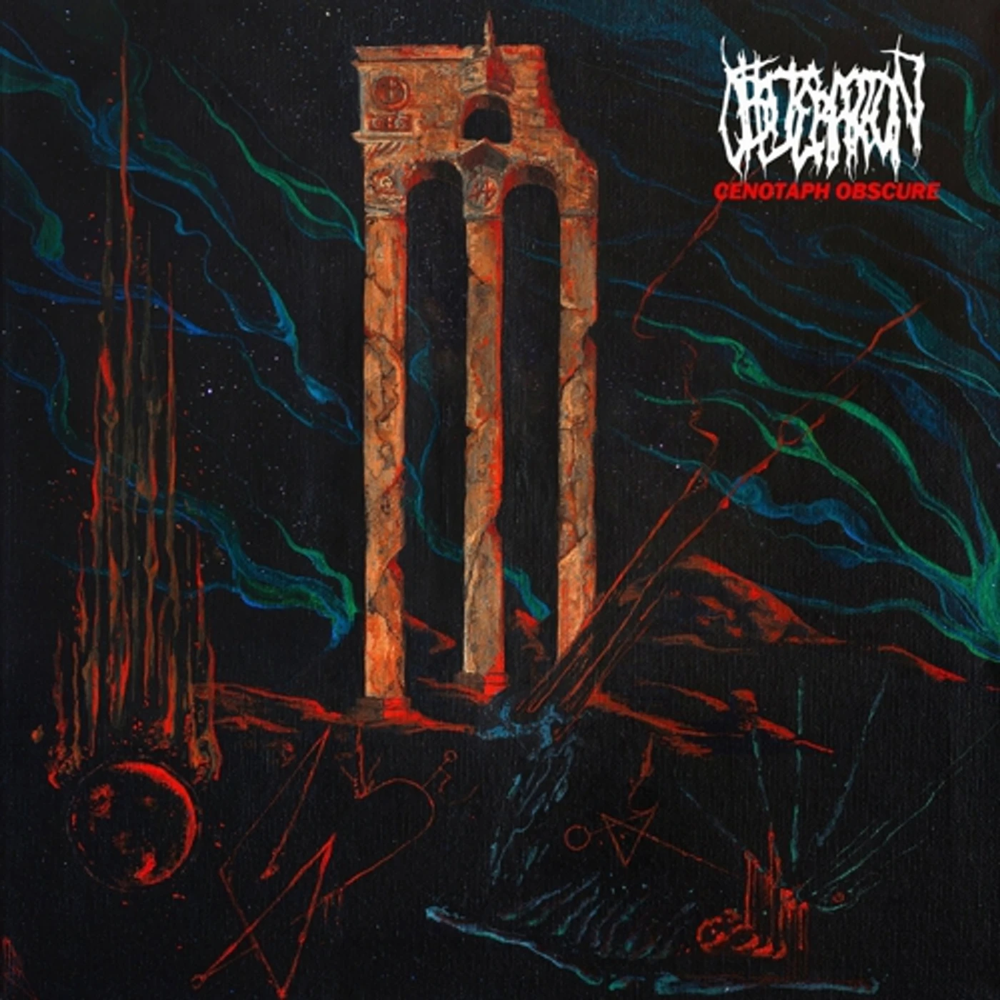 Obliteration Cenotaph Obscure Vinyl Record