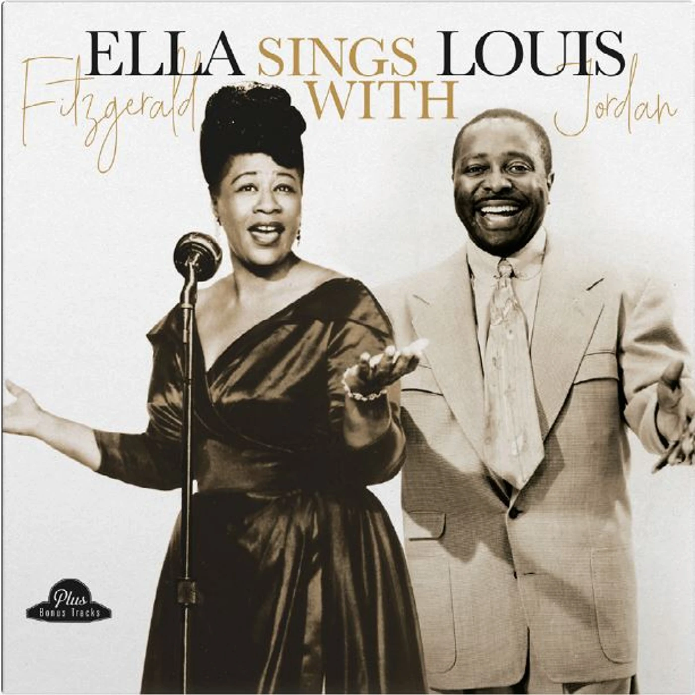 Ella Fitzgerald & Louis Armstrong ELLA SINGS WITH LOUIS JORDAN Vinyl Record