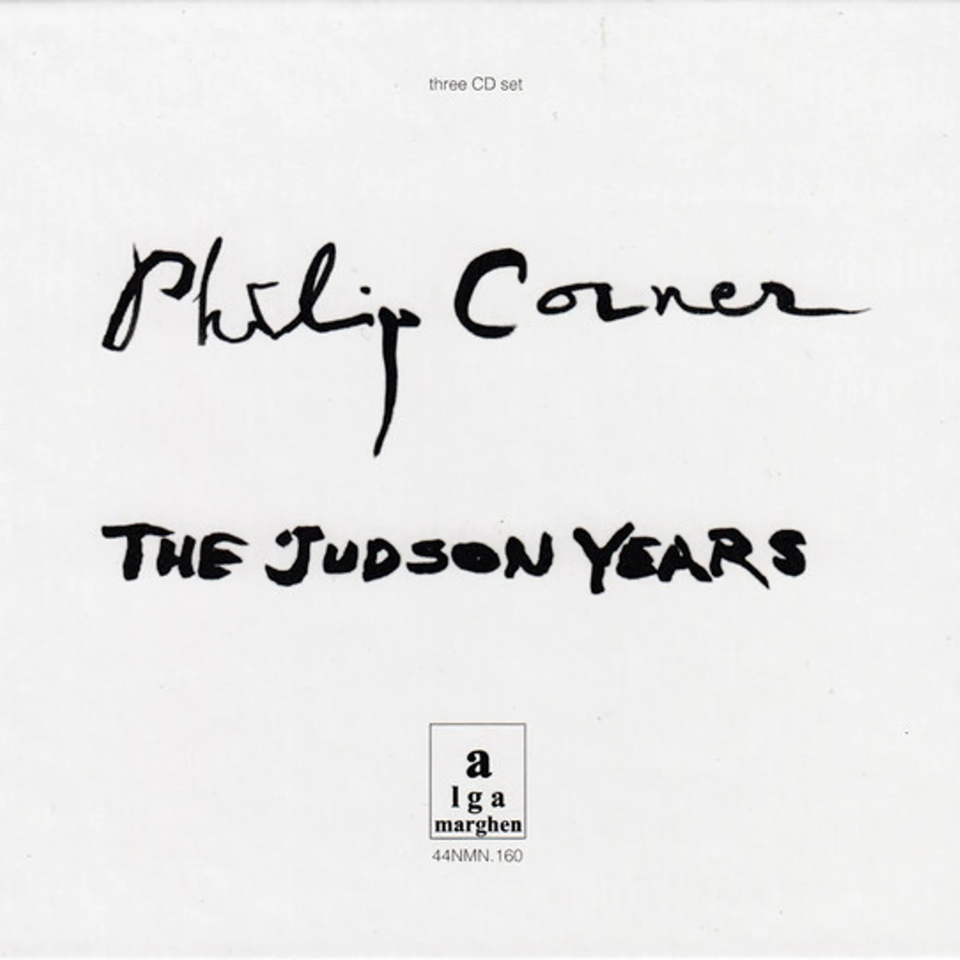 Philip Corner JUDSON YEARS CD