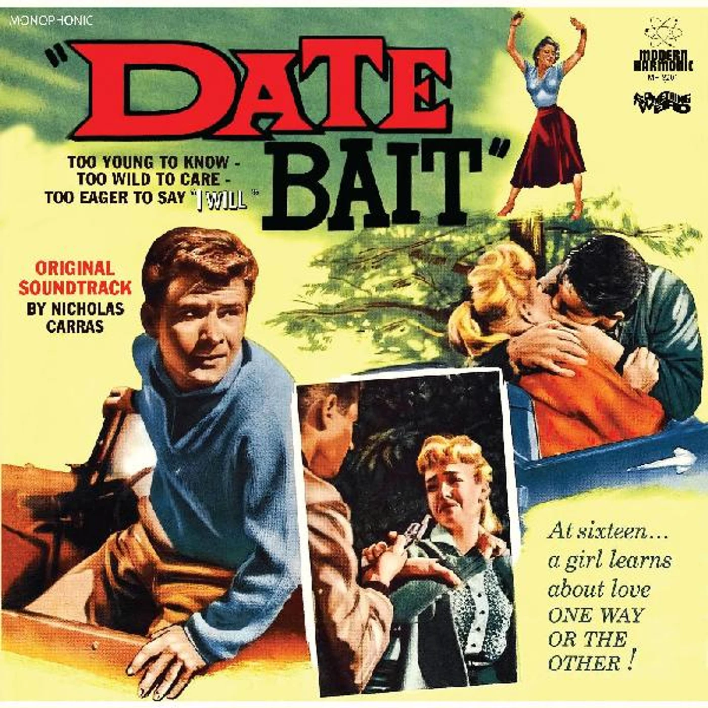 Nicholas Carras DATE BAIT - ORIGINAL MOTION PICTURE SOUNDTRACK Vinyl Record