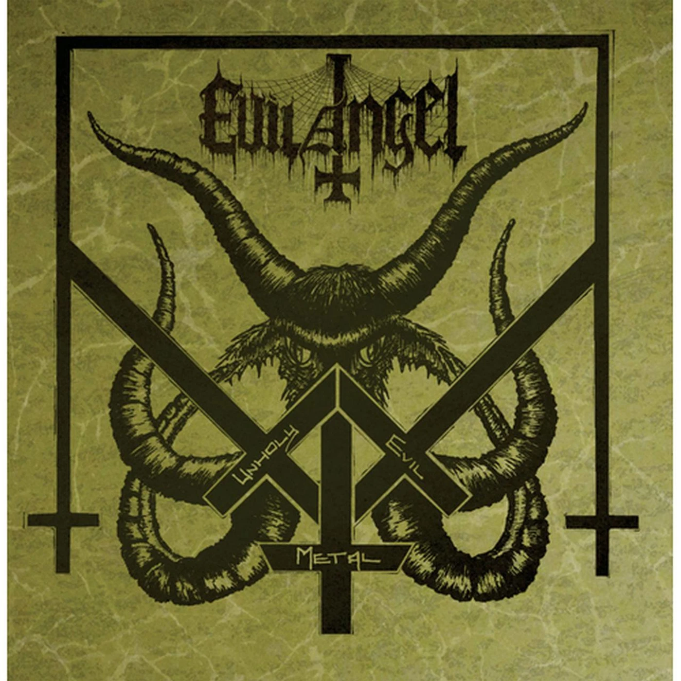 Evil Angel Unholy Evil Metal Vinyl Record