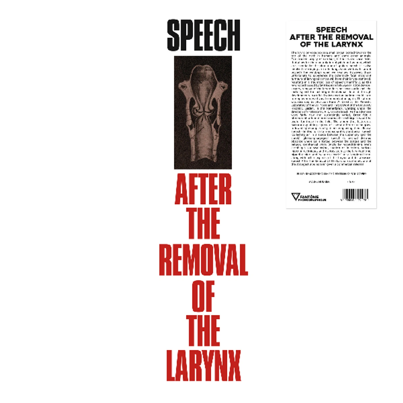 SPEECH AFTER THE REMOVAL OF THE LARYNX / VARIOUS Vinyl Record