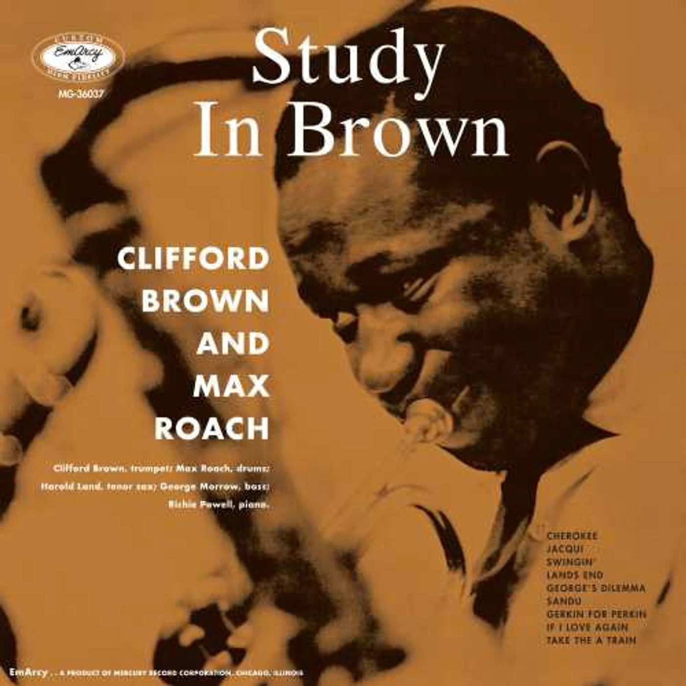Clifford Brown & Max Roach STUDY IN BROWN (IMAGES BY FRANCIS WOLFF) (180G) Vinyl Record