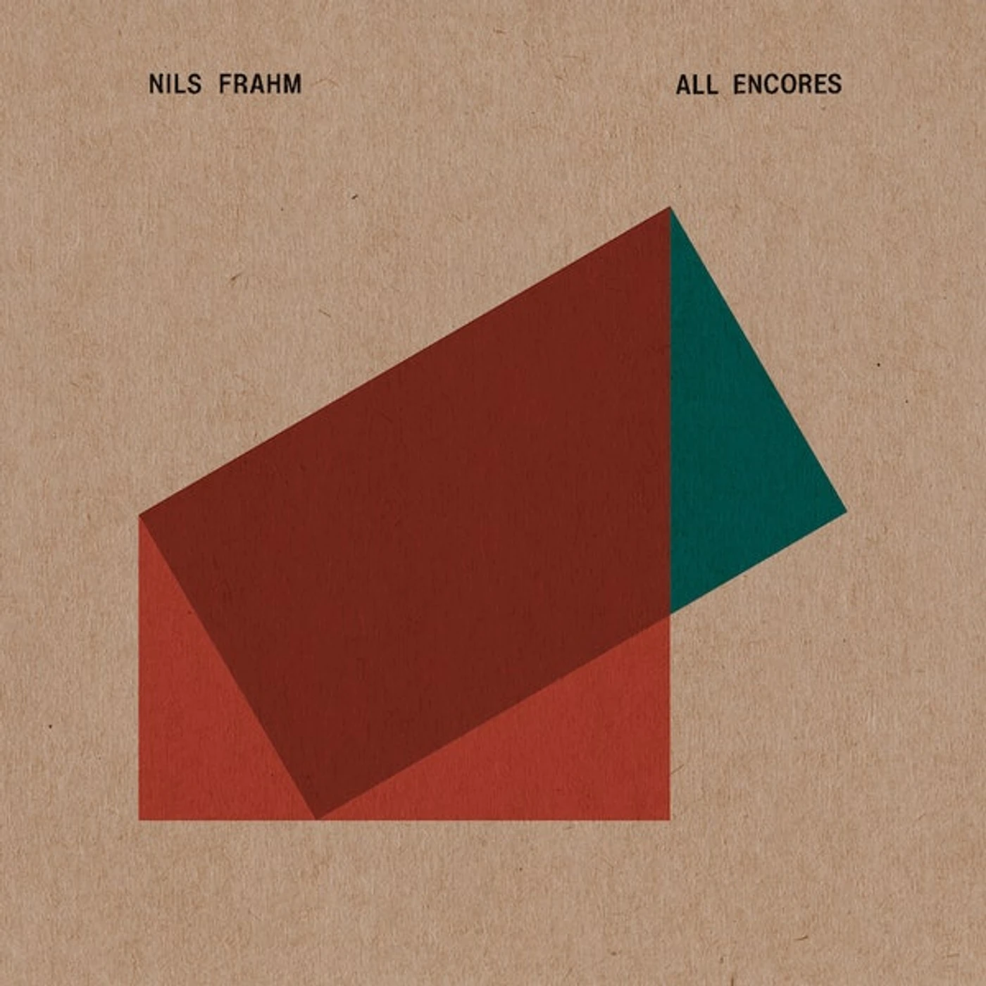 Nils Frahm ALL ENCORES CD