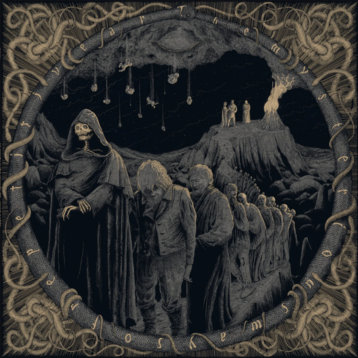 Chapel Of Disease MYSTERIOUS WAYS OF REPETITIVE ART (AMBER VINYL) Vinyl Record