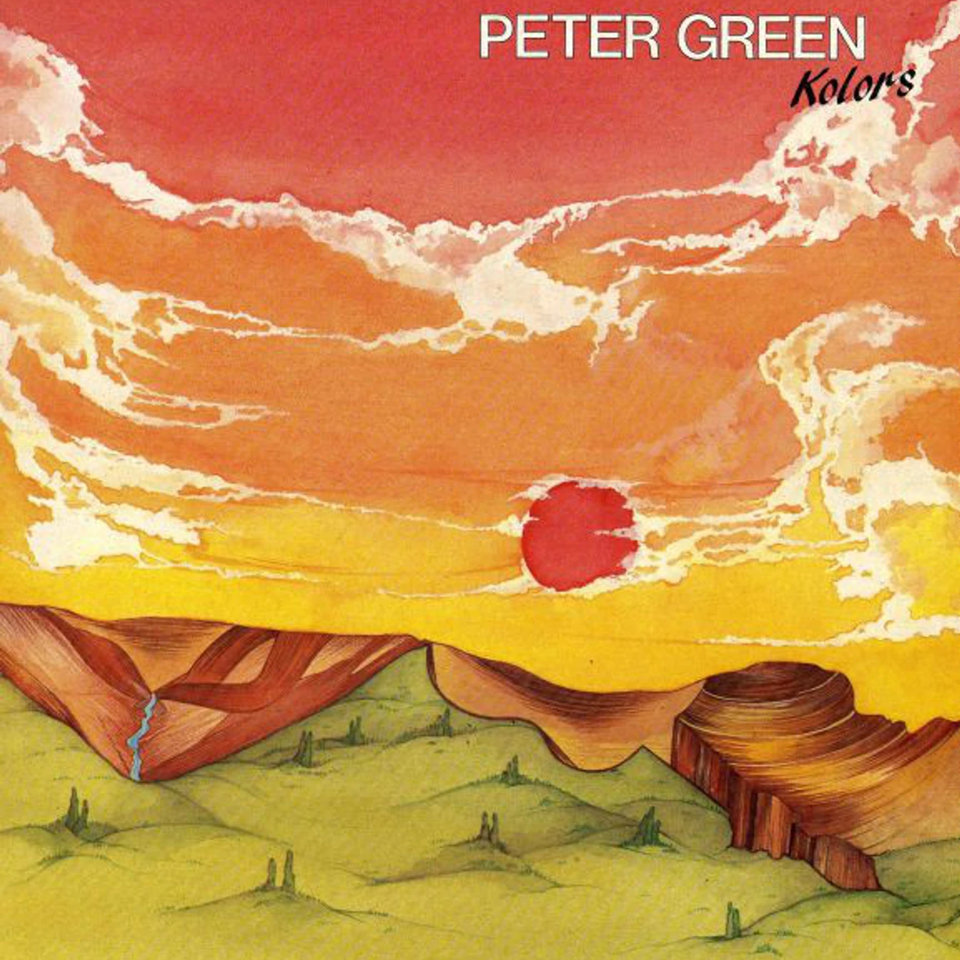 Peter Green KOLORS (LIMITED SUN SOLID ORANGE & SOLID YELLOW MIXED COLOURED 180G AUDIOPHILE VINYL) Vinyl Record