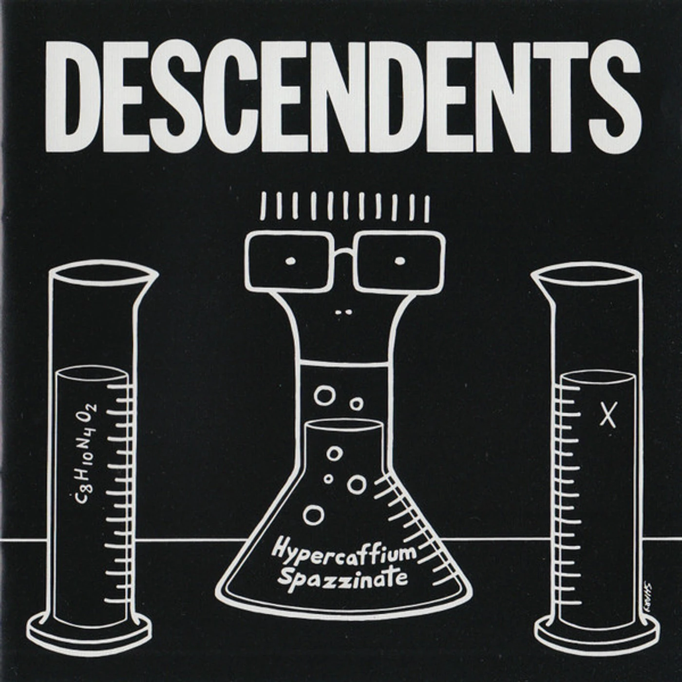 Descendents HYPERCAFFIUM SPAZZINATE (TRANS BLUE) Vinyl Record