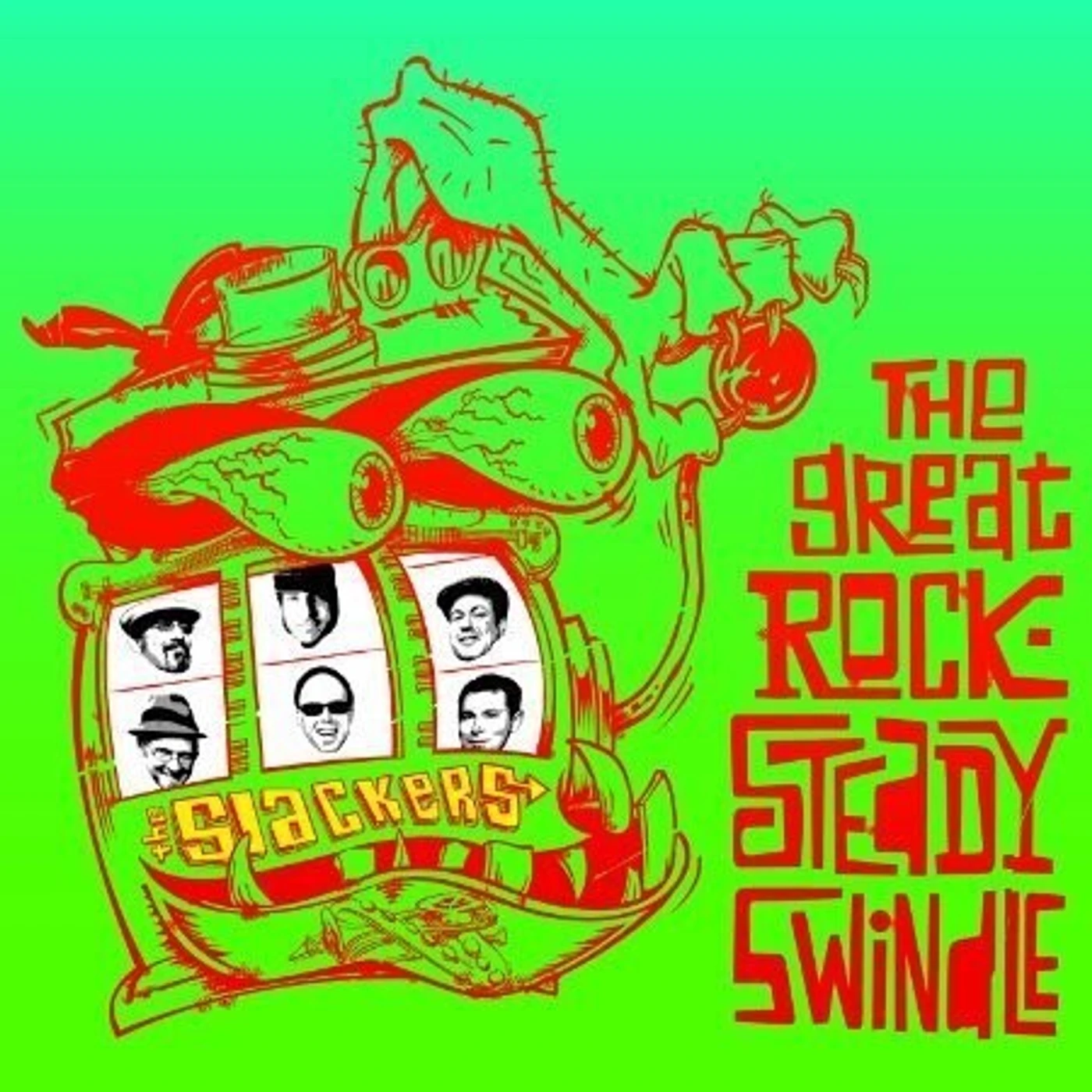 The Slackers GREAT ROCK STEADY SWINDLE (TRANS RED) Vinyl Record