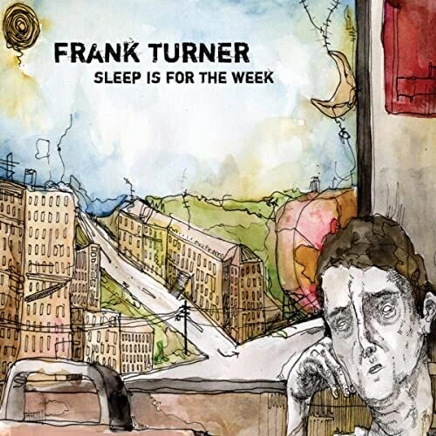 Frank Turner SLEEP IS FOR THE WEEK (TRANS BROWN) Vinyl Record