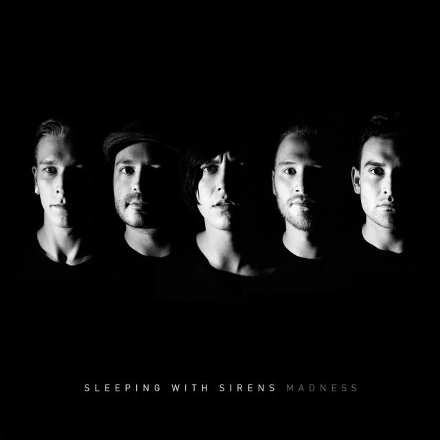 Sleeping With Sirens MADNESS (WHITE/BLACK) Vinyl Record