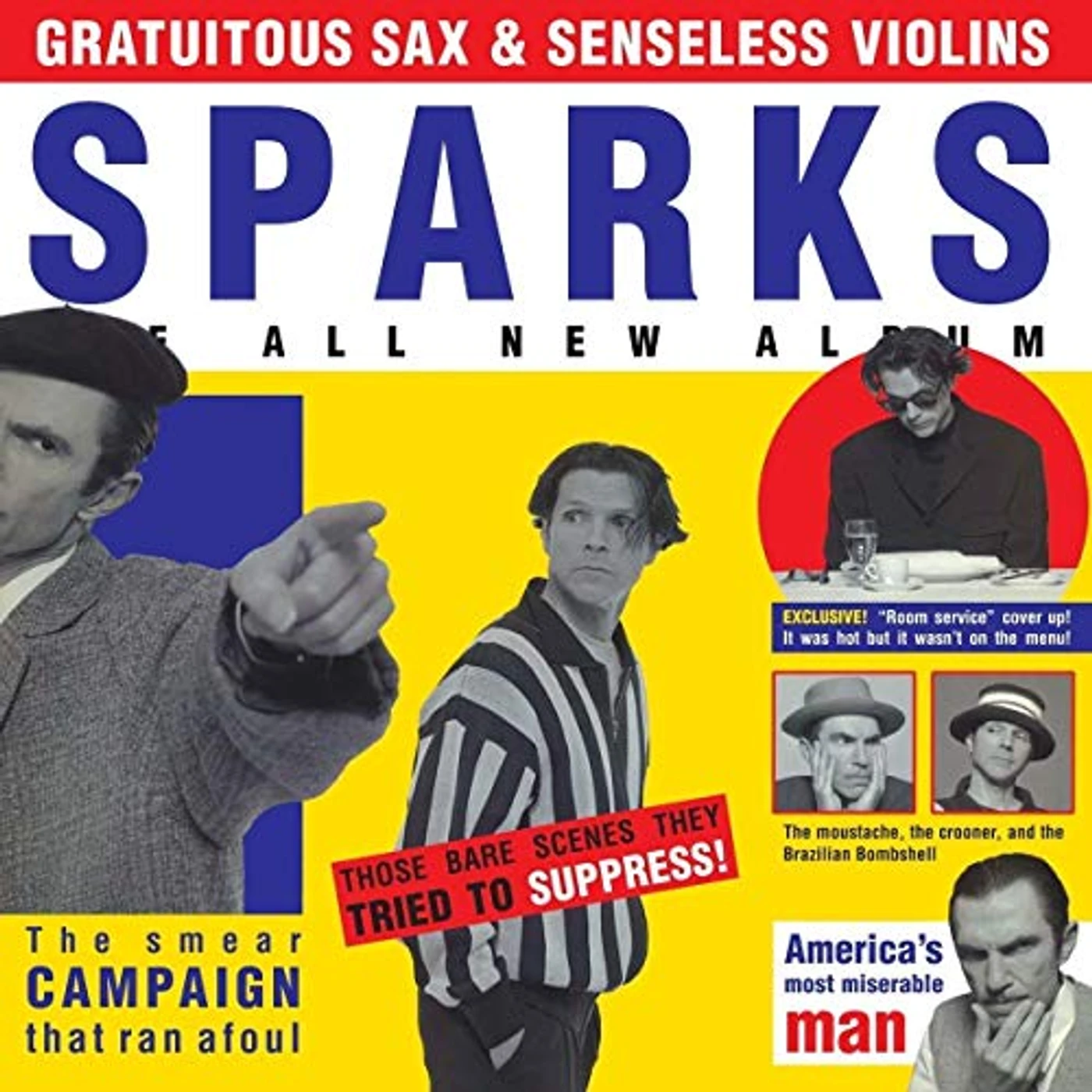 Sparks Gratuitous Sax & Senseless Violins Vinyl Record