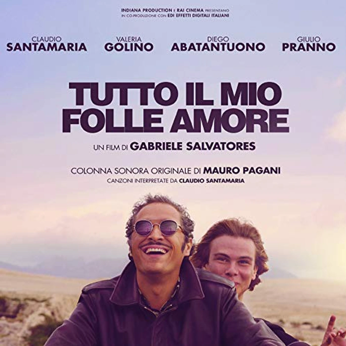 Mauro Pagani TUTTO IL MIO FOLLE AMORE / Original Soundtrack Vinyl Record