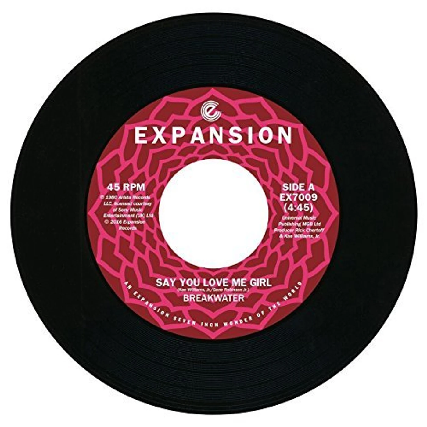 Breakwater SAY YOU LOVE ME GIRL / TIME Vinyl Record