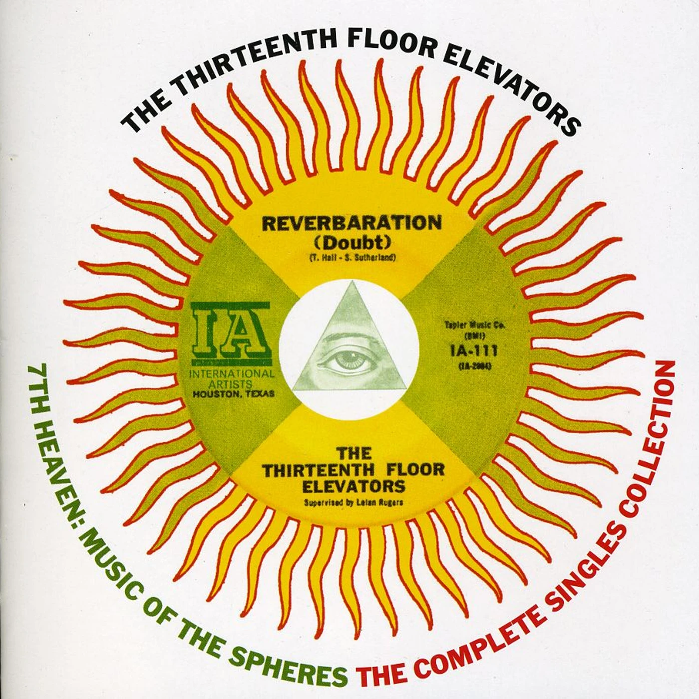 13th Floor Elevators 7TH HEAVEN: MUSIC OF THE SPHER CD