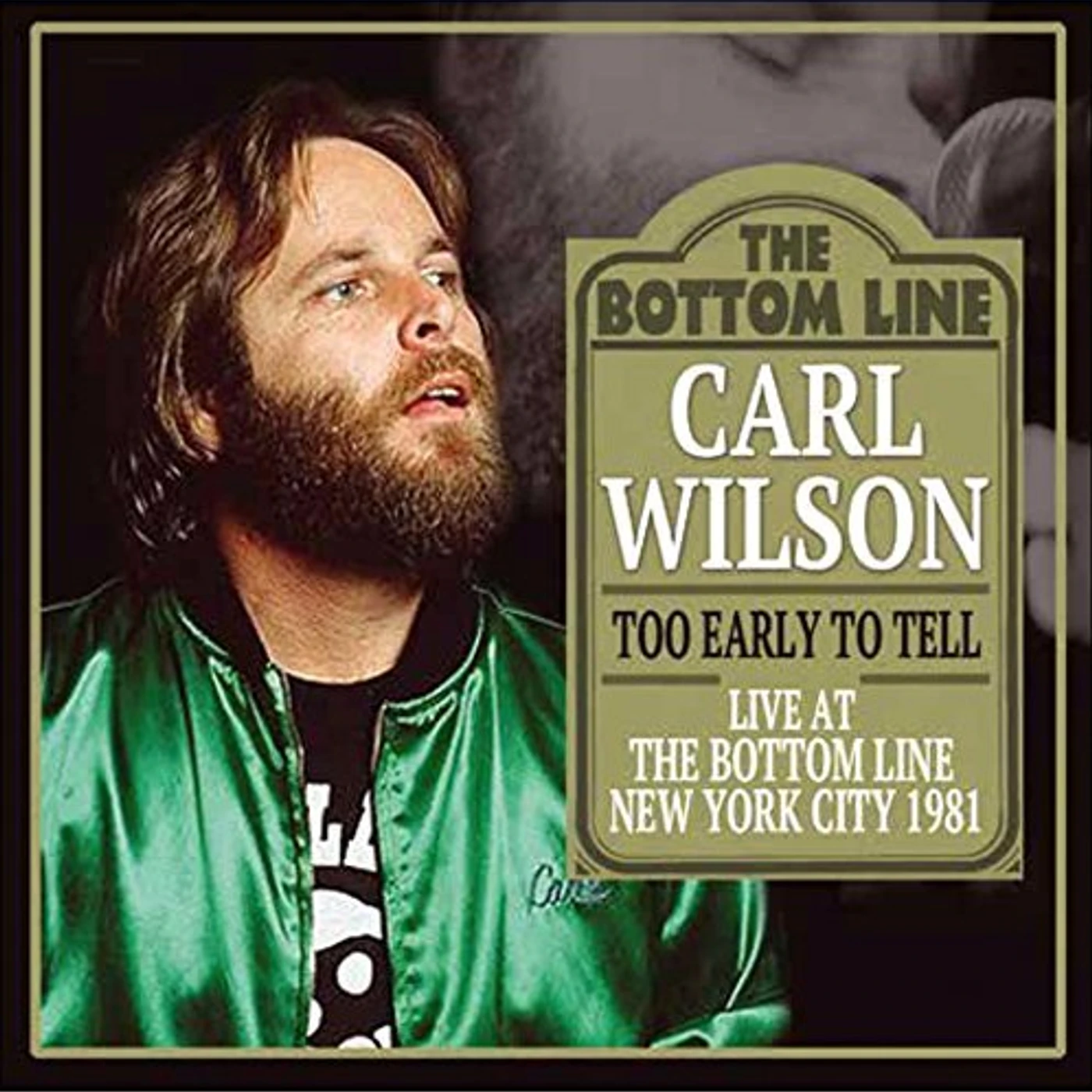 Carl Wilson TOO EARLY TO TELL CD