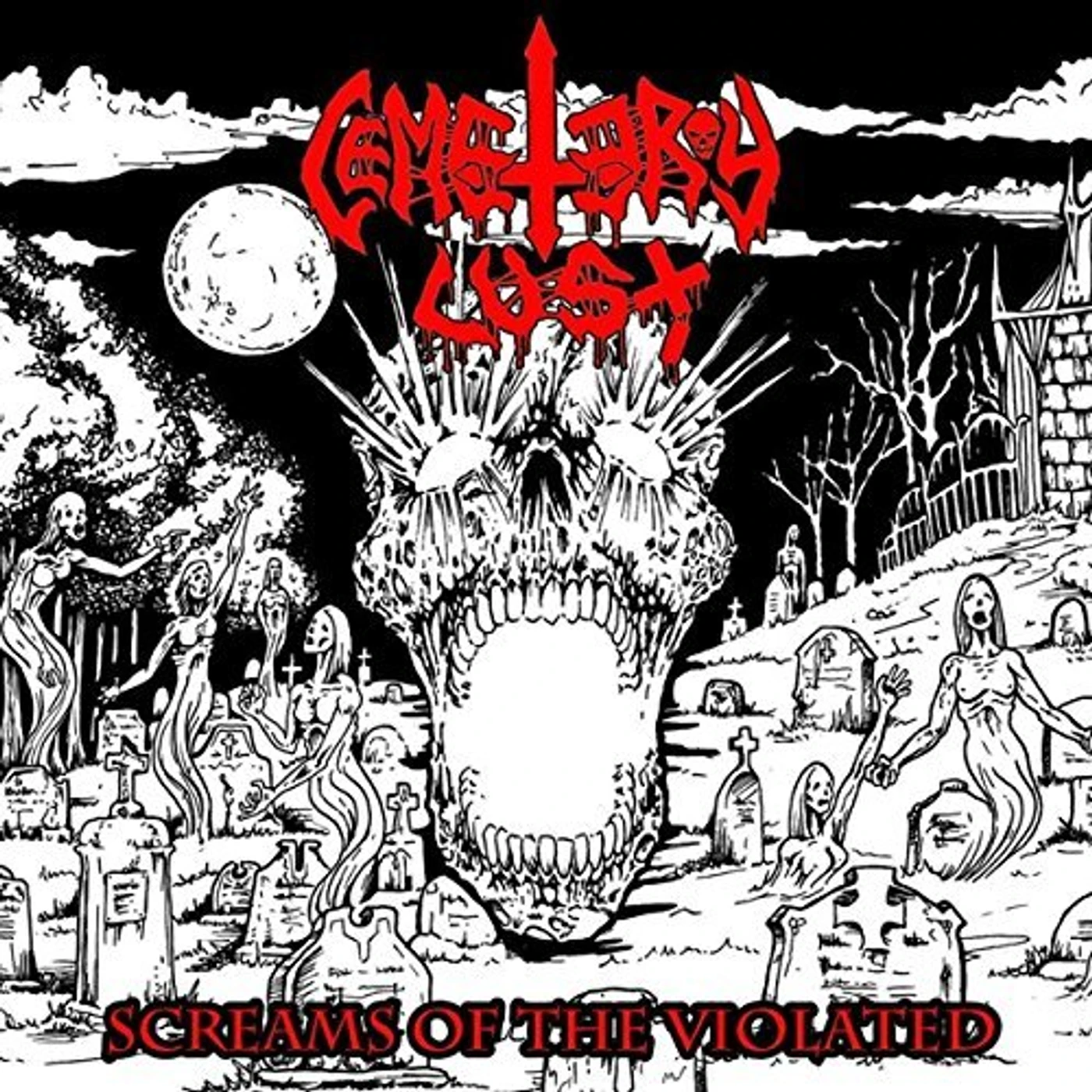 Cemetery Lust SCREAMS OF THE VIOLATED CD