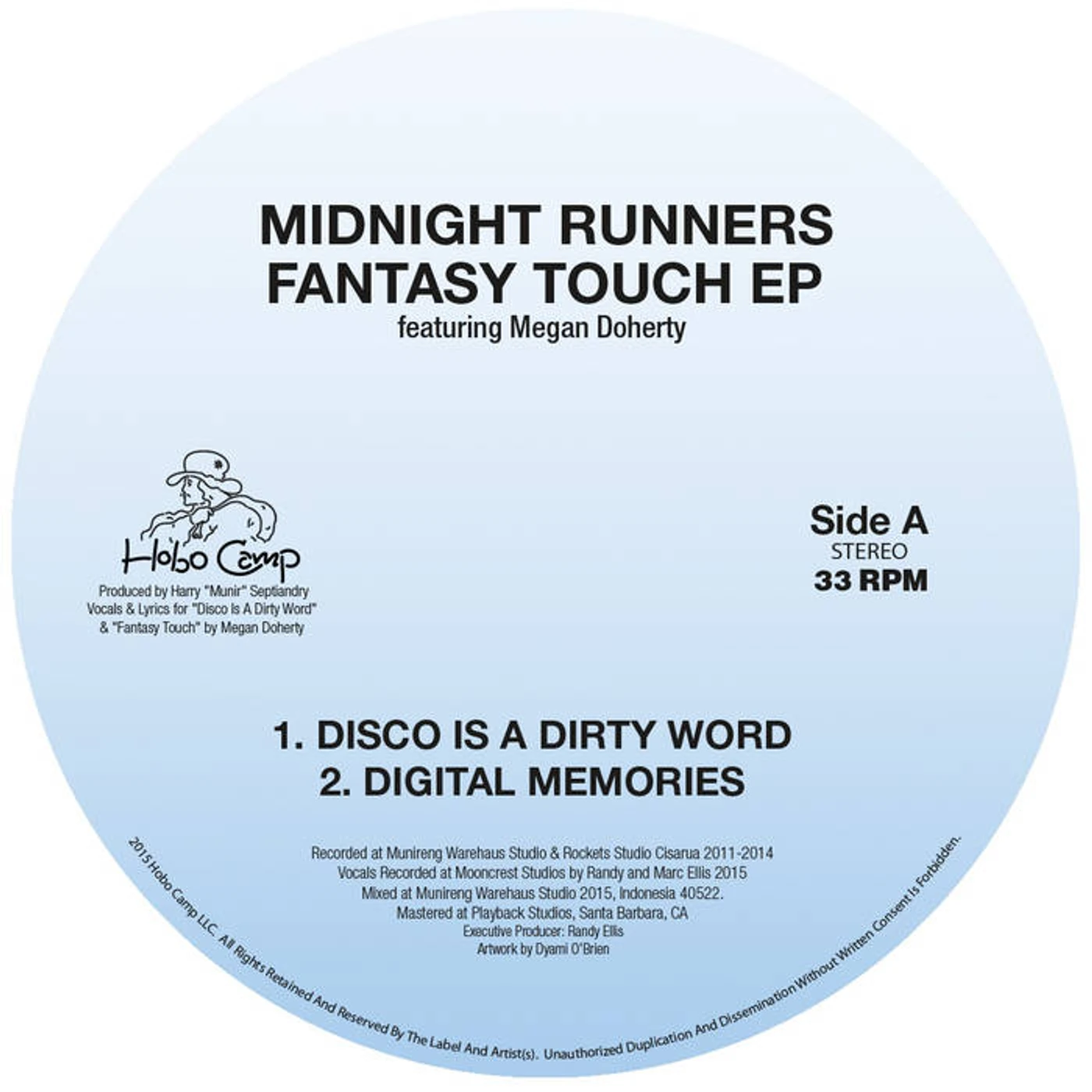 Midnight Runners Fantasy Touch Vinyl Record