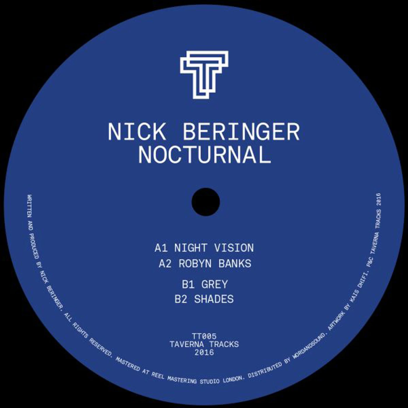 Nick Beringer Nocturnal Vinyl Record
