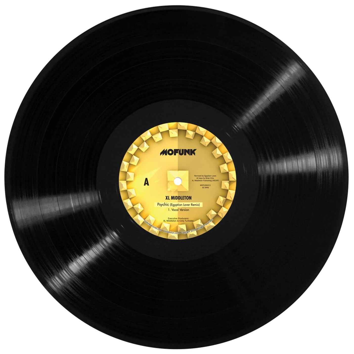 XL Middleton PSYCHIC (EGYPTIAN LOVER REMIX) Vinyl Record
