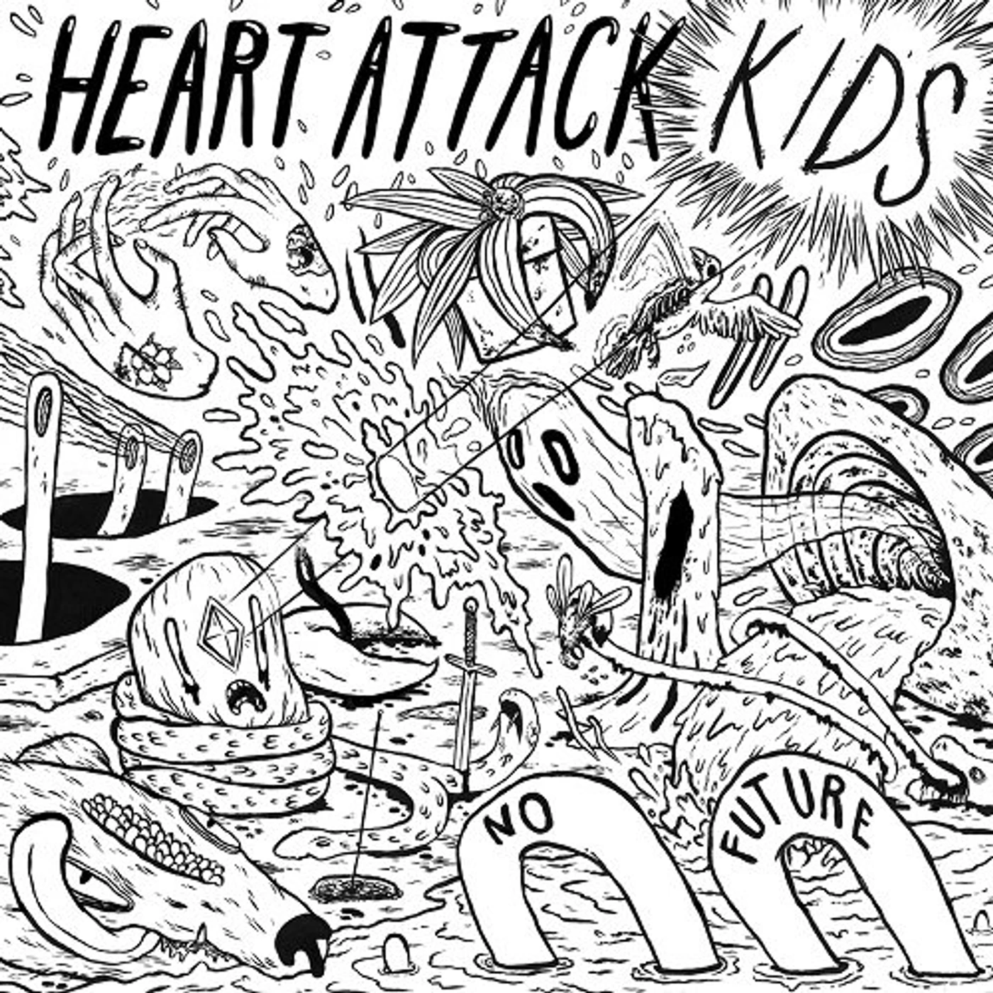 Heart Attack Kids No Future Vinyl Record