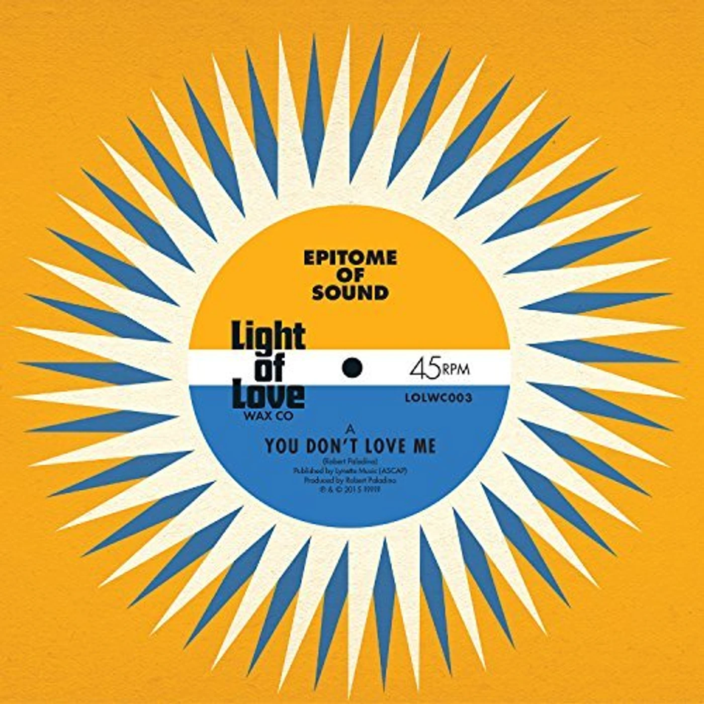 The Epitome Of Sound Vinyl Record - UK Release