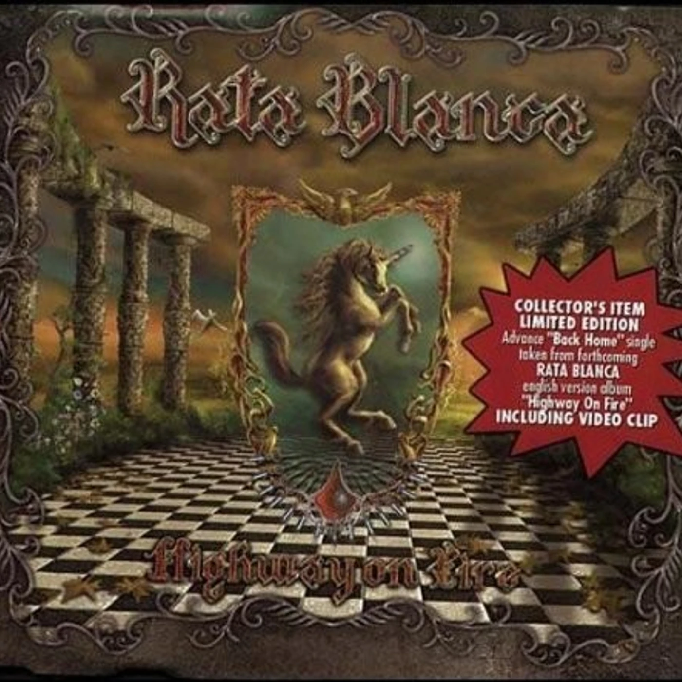 Rata Blanca HIGHWAY ON FIRE CD