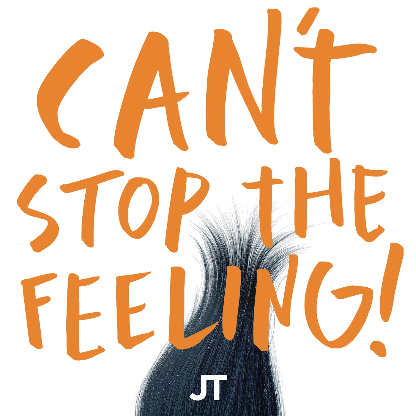 Justin Timberlake CAN'T STOP THE FEELING Vinyl Record - Colored Vinyl, Orange Vinyl