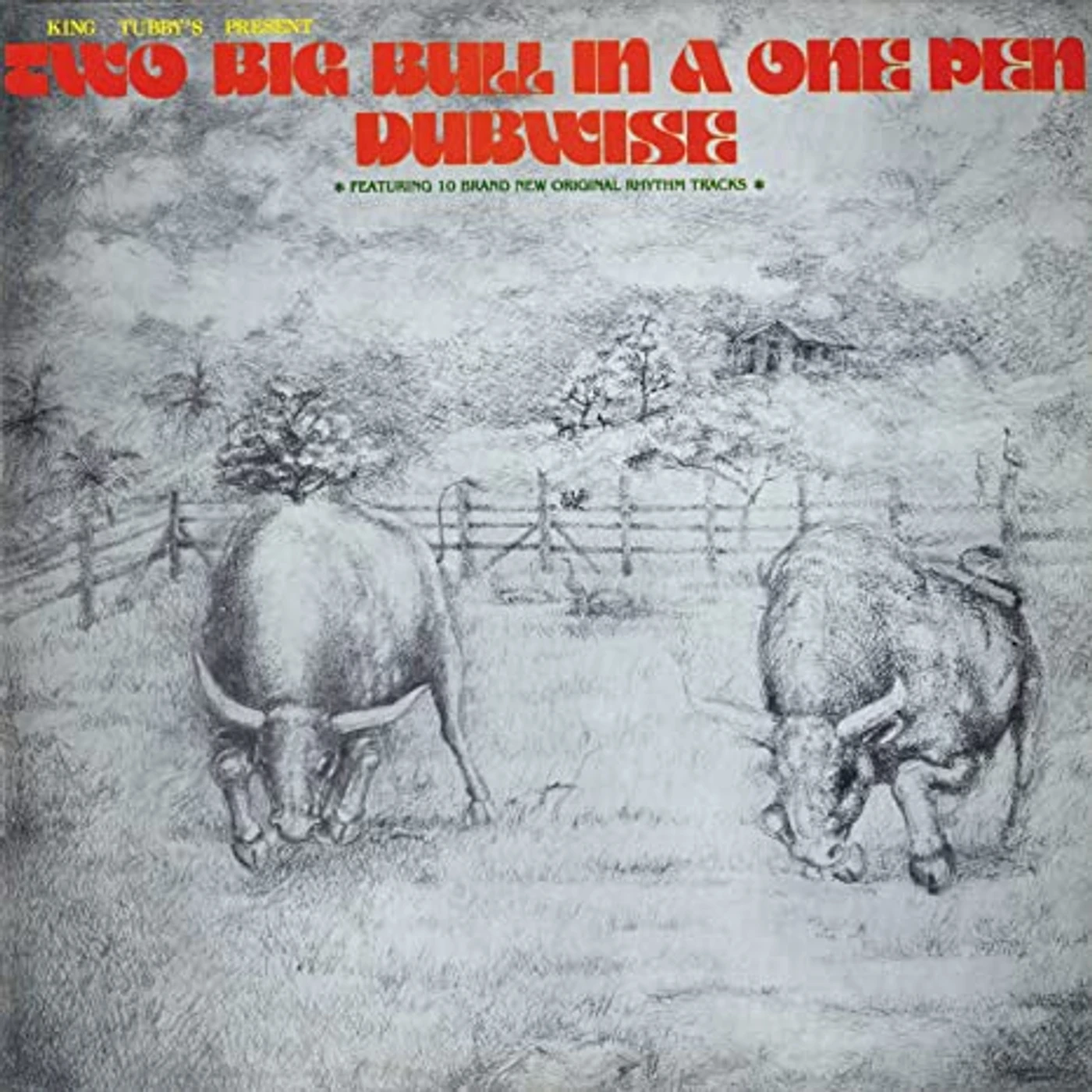 King Tubby TWO BIG BULL IN A ONE PEN (DUBWISE VERSIONS) Vinyl Record - UK Release