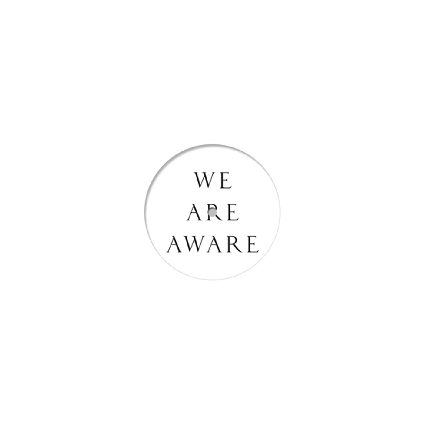 Clay Rendering We Are Aware Vinyl Record